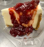 Strawberry Cheesecake (with our house strawberry jam)