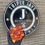 Detroit Style Pepperoni Pizza Slice