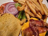 Bacon Deluxe Burger with Fries