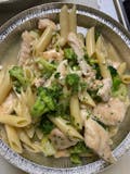 Pasta with Broccoli, Garlic Oil & White Wine Sauce Catering