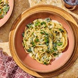 Pasta with Spinach, Garlic Oil & White Wine Sauce Catering