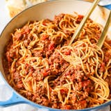 Spaghetti with Meat Sauce Catering