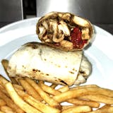 Grilled Chicken, Mozzarella, Roasted Peppers & Balsamic Wrap.Glaze