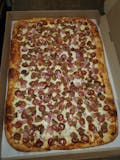 Sheet Pizza (Cheese & One Topping) & 50 Wings Special