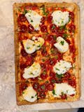 Burrata Cafonata Square Pepperoni Pizza