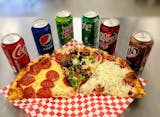 Slice of Pizza & Fountain Soda Lunch