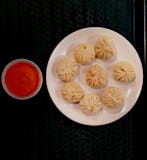 Paneer momo steam