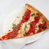 Vegan Margherita Pizza Slice