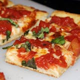 Vegan Grandma Pizza Slice
