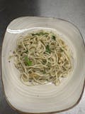 Spaghetti with Olive Oil, Garlic & Basil