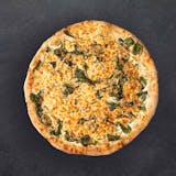 White Spinach Ricotta Gluten Free Pizza