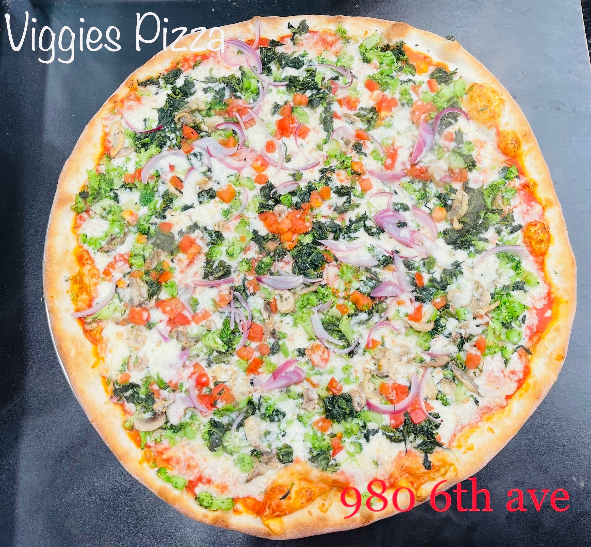 Roma's Vegetarian Pizza