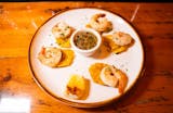 Italian Style Shrimp with Tostones
