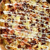Chicken Ranch w/Tomato & Bacon Pizza Pie
