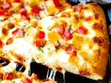 Grilled Chicken, Tomato, Onion & Ranch Pizza
