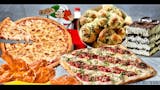 PIZZA LOVER'S COMBO #5 (1CHEESE PIE,1LG Grandma PIE,6 Hot Wings, 6 KNOTS, 1Chocolate Cake & 2L)