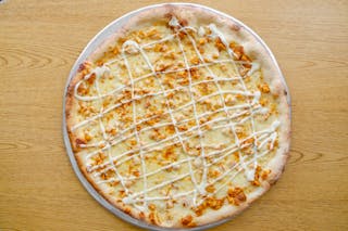 Round Buffalo Chicken Pizza