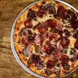 Meat Lover Thin Crust Gluten Free Pizza