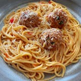 Spaghetti & Marinara with Meatballs