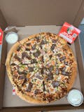 Lamb and Beef Gyro Pizza