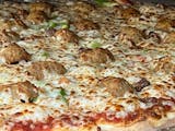 Meatballs Pizza