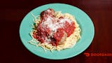 Spaghetti and meatballs