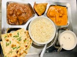 Combo Meat Thali Dinner For 1