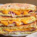 Grilled Ham, Cheese & Egg Sandwich