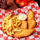16. Fish Strips with Fries