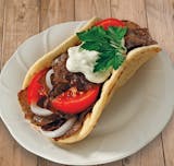 Lamb and Beef Gyro Sandwich