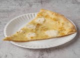 White Bianca Pizza Slice