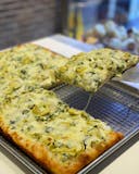 Spinach Artichoke Pizza Slice