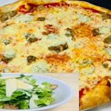 Tuesday 16” Meatball Pizza + Cesar Salad