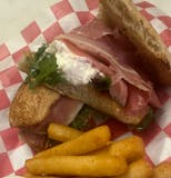 Burrata cheese & prosciutto