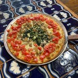 Thin Crust Ranch Romano Pizza