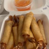 6 jumbo Shrimp Rolls