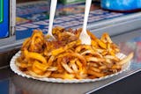 Curly Fries with Cheese & Bacon