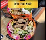 Beef gyro crunch wrap