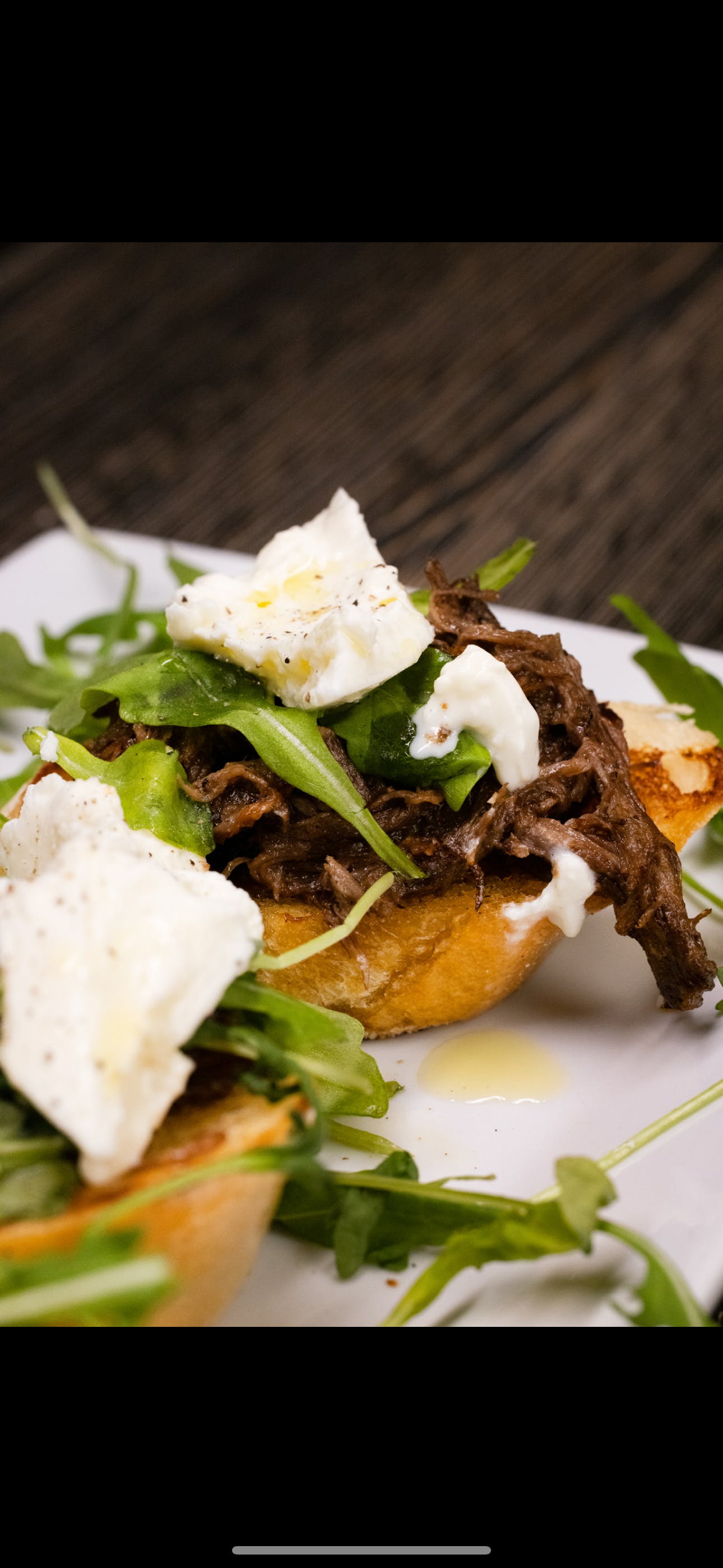Braised Short Rib Crostini