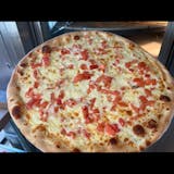 White Pizza with Fresh Tomato