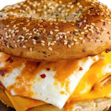EGG & CHEESE ON BAGEL OR ROLL