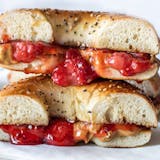 BAGEL WITH PEANUT BUTTER & JELLY