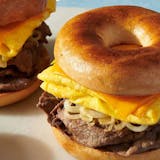 MEAT & EGG ON BAGEL OR ROLL