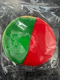 Giant Red & Green Christmas Cookie