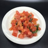 Fresh chopped tomatoes and basil