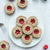 Gluten Free Italian Raspberry Linzer Cookies