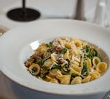 ORECCHIETTE BROCCOLINI e SALSICCIA