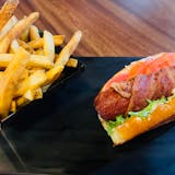 The BLT Dog - with fries