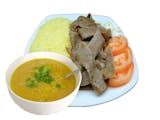 Gyro Plate with Soup