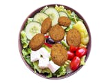 Greek Salad with Falafel
